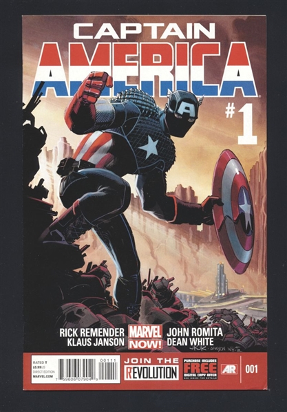 Captain America (2013) #1 VF/NM 2013 Marvel Comic Book