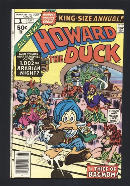 Howard The Duck Annual #1 FN 1977 Marvel Comic Book