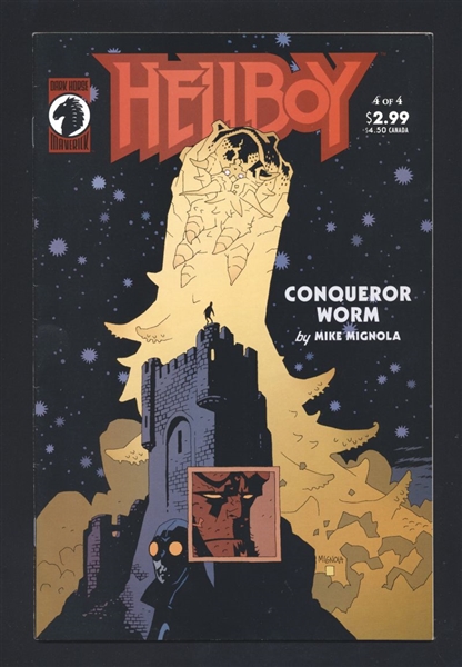 Hellboy: Conqueror Worm #4 VF 2001 Dark Horse Comic Book
