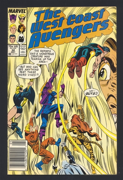 West Coast Avengers #32 FN 1988 Marvel Comic Book