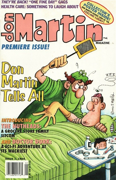 Don Martin Magazine #1 VG 1994 Welsh Publishing w/ Poster Comic Book