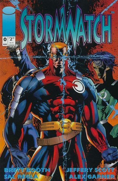 Stormwatch #0 NM 1993 Image Sealed Polybag w/ Trading Card Comic Book