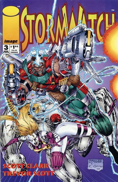 Stormwatch #3 NM 1993 Image Jim Lee Cover Comic Book