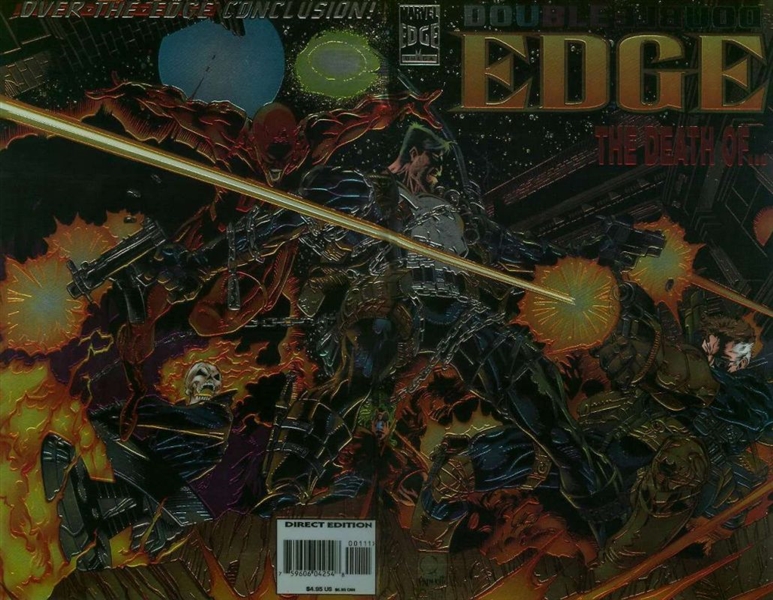 Double Edge: Omega #1 NM 1995 Marvel Chromium Cover Comic Book