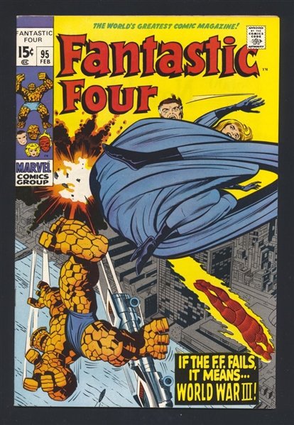 Fantastic Four (V1) #95 FN 1970 Marvel Stan Lee Jack Kirby Comic Book
