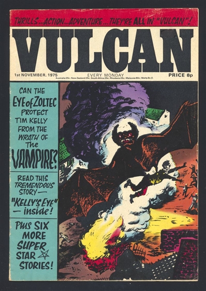 Vulcan (2nd Series) #6 VG 1975 IPC Comic Book