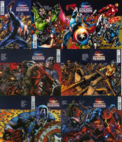 Captain America Reborn SET #1-6 NM 2009 Marvel Captain America Comic Book
