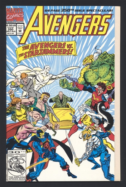Avengers #350 VF 1992 Marvel vs Starjammers Comic Book