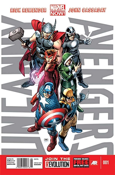 Uncanny Avengers #1 VF/NM 2012 Marvel Comic Book
