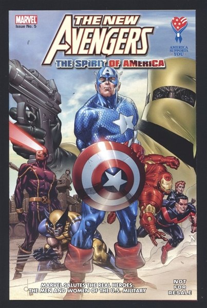 New Avengers: The Spirit of America #5 NM 2007 Marvel AAFES Giveaway Comic Book