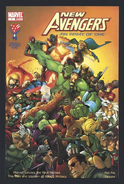 New Avengers: An Army of One #7 NM 2009 Marvel AAFES Giveaway Comic Book