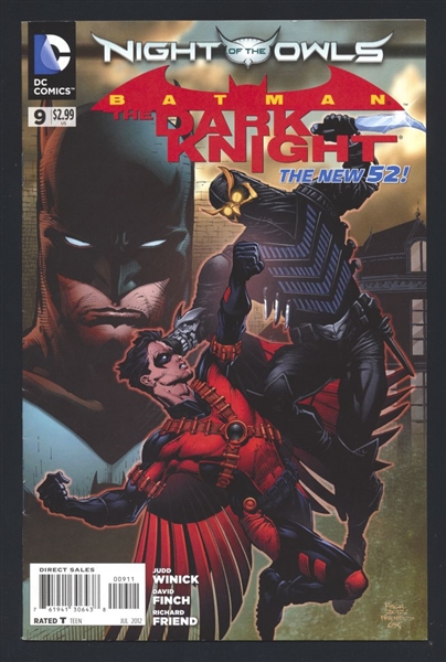 Batman: The Dark Knight (V3) #9 FN 2012 DC Night of the Owls Comic Book