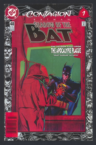Batman: Shadow of the Bat #48 FN 1996 DC Newsstand w/ Card Comic Book