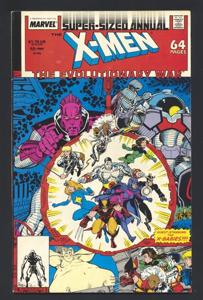 Uncanny X-Men Annual #12 VG 1988 Marvel Evolutionary War X-Babies Comic Book