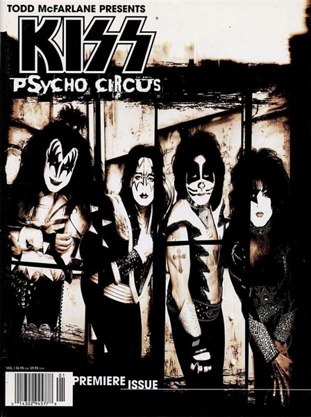 Kiss Psycho Circus Magazine #1 FN 1998 Image Comic Book