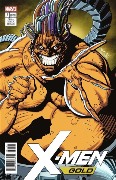 X-Men: Gold (V2) #7/A NM 2017 Marvel Jim Lee Trading Card Variant Comic Book