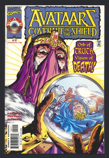 Avataars: Covenant of the Shield #2 VF 2000 Marvel Comic Book
