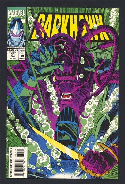Darkhawk #34 VF/NM 1993 Marvel Comic Book