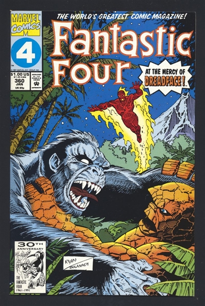 Fantastic Four (V1) #360 VF 1992 Marvel Comic Book