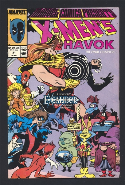Marvel Comics Presents #31 VG 1989 Marvel Black Panther's Quest p19 Comic Book