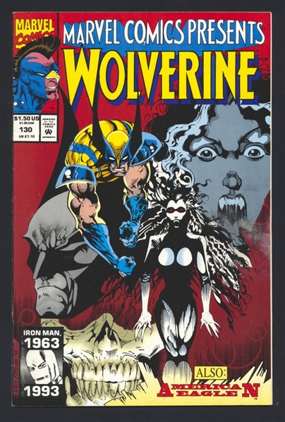 Marvel Comics Presents #130 VF 1993 Marvel Wolverine Ghost Rider Comic Book