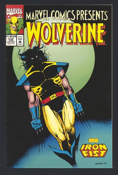 Marvel Comics Presents #135 VF 1993 Marvel Wolverine Ghost Rider Iron Fist