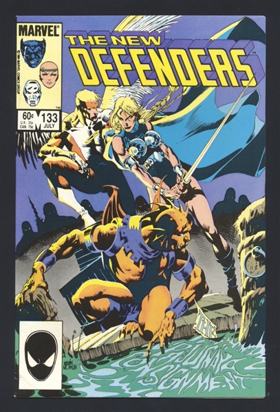 Defenders #133 NM 1984 Marvel 1st Manslaughter & Typhoon Comic Book