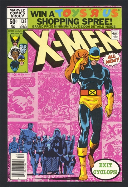 Uncanny X-Men #138 VF 1980 Marvel NEWSSTAND John Byrne Origin Issue Comic Book