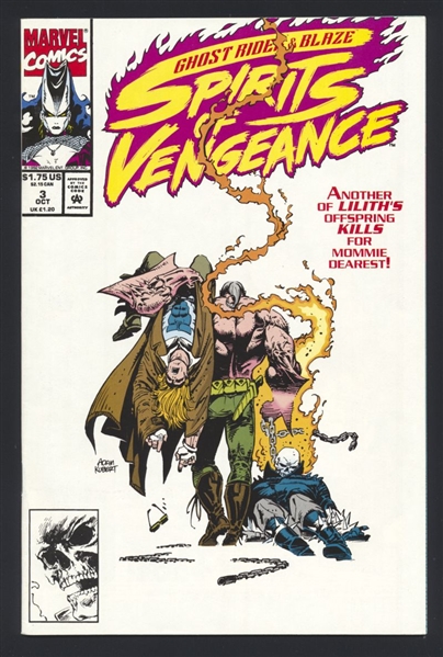 Ghost Rider/Blaze: Spirits of Vengeance #3 VF/NM 1992 Marvel Comic Book