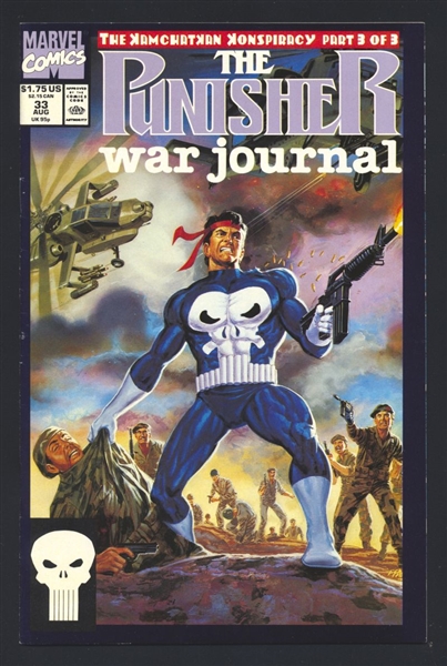 The Punisher War Journal #33 VF 1991 Marvel Comic Book