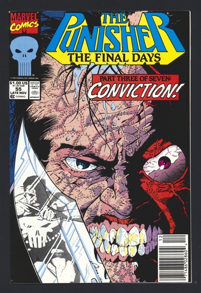 Punisher (1987) #55 VF 1991 Marvel NEWSSTAND Final Days p3 Comic Book