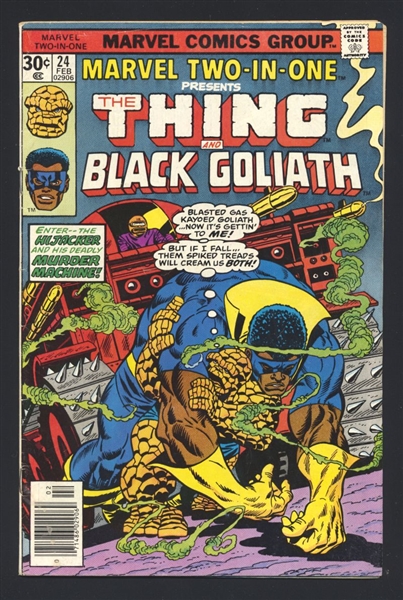 Marvel Two-In-One #24 FN 1977 Marvel Thing & Black Goliath Comic Book