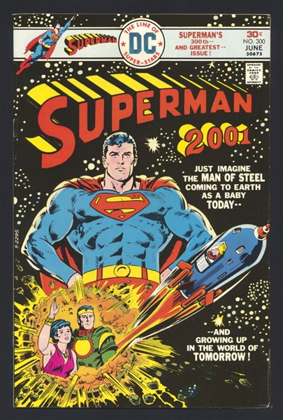 Superman #300 VF 1976 DC Comic Book