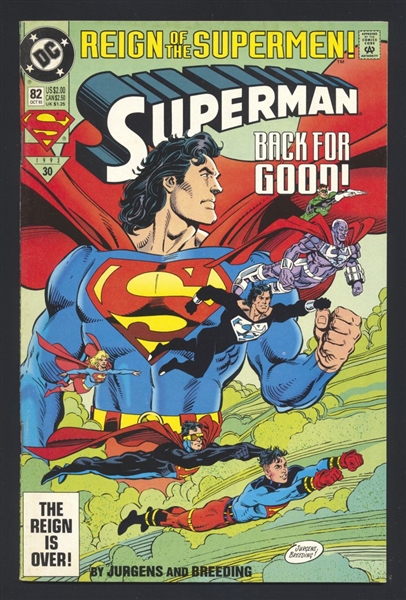 Superman (V2) #82 FN 1993 DC Comic Book