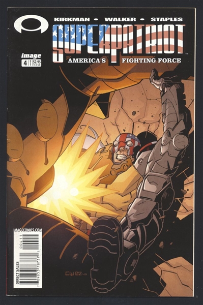 SuperPatriot: America's Fighting Force #4 FN 2002 Image Robert Kirkman