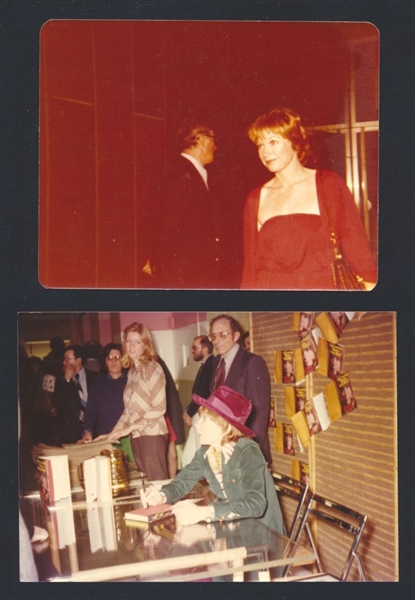 Lot of (2) 1970s SHIRLEY MACLAINE Live Candid Vintage Original Photos ACTRESS nb