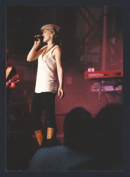 2003 HILARY DUFF 1st Concert Tour Live On Stage Vintage Original Photo nb