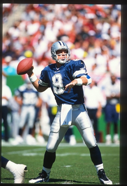 1999 Dallas Cowboys TROY AIKMAN Original 35mm Slide Transparency