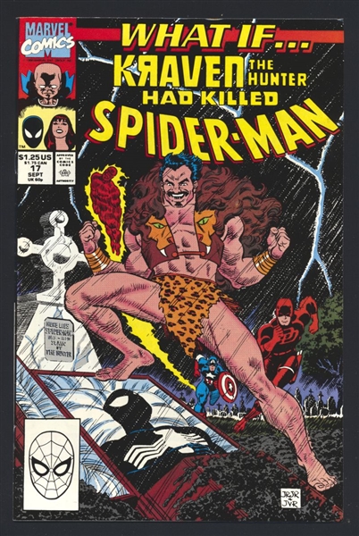 What If…? (V2) #17 VF/NM 1990 Marvel Kraven Killed Spider-Man Comic Book