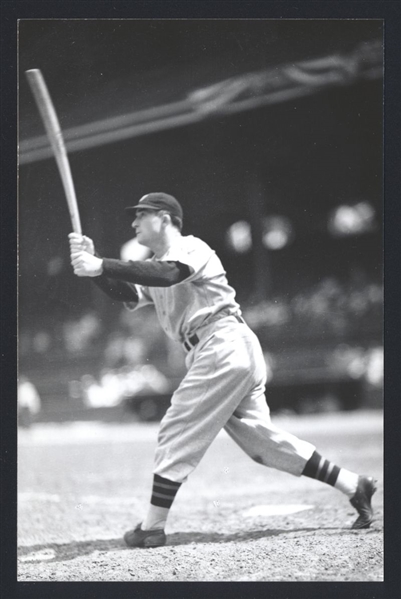 AL SIMMONS Real Photo Postcard RPPC 1937 Washington Senators George Burke 
