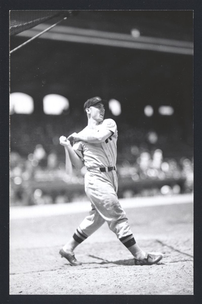 STAN SPENCE Real Photo Postcard RPPC 1942 Washington Senators George Burke 