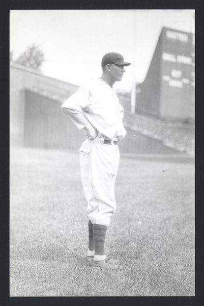 BOB OLSON Real Photo Postcard RPPC 1929 Chicago Cubs George Burke 