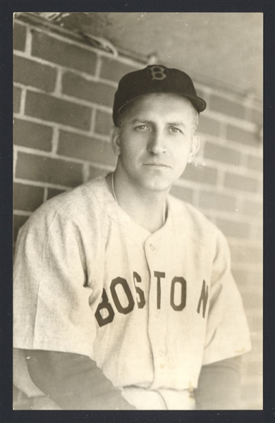 FRANKIE PYTLAK Real Photo Postcard RPPC 1941-45 Boston Red Sox George Burke 