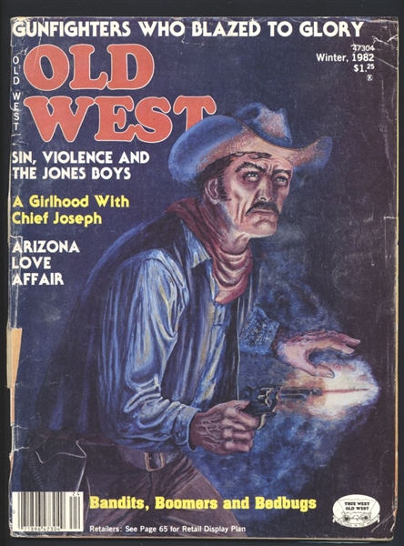 Old West magazine 1982  Comic Book