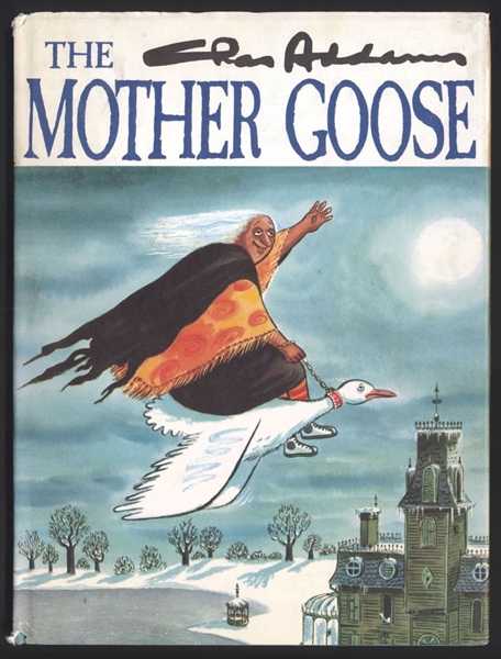 The Chas. Addams Mother Goose HC VG  Windmill Early Addams Family Comic Book