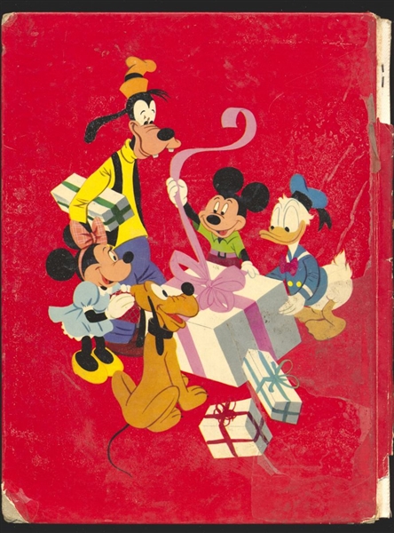 Walt Disney's Mickey Mouse Birthday Book HC Poor 1953  A Big Golden Book