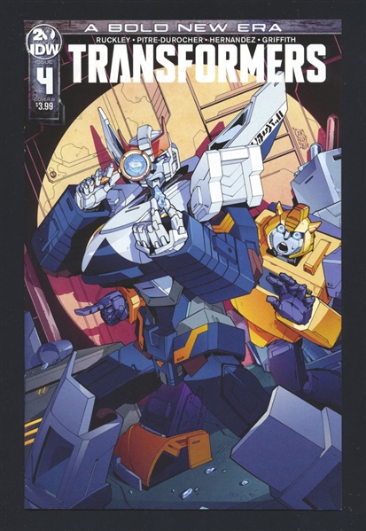 Transformers (IDW, V3) #4 VF/NM 2019 IDW Umi Miyao Cover Comic Book