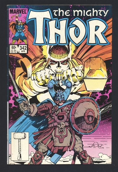 Thor #342 VF 1984 Marvel Walt Simonson Comic Book