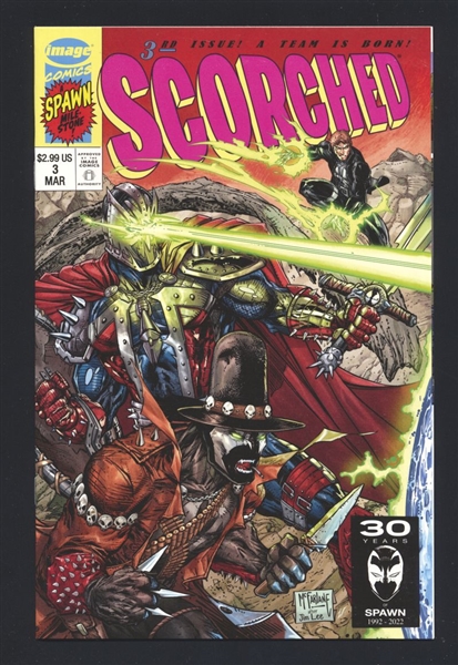 The Scorched #3 VF/NM 2022 Image Todd McFarlane Variant Comic Book