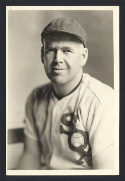 1934-35 Chicago White Sox GEORGE EARNSHAW Original Photo by George Burke Type 1